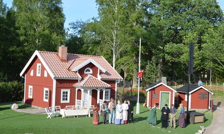 al parco dei divertimenti nello Smaland in Svezia