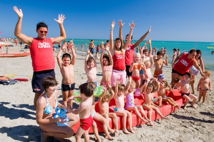 divertimento in spiaggia