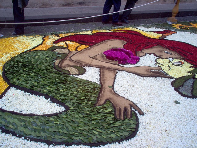 infiorata noto sicilia bambini