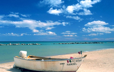 la spiaggia dell'hoteò