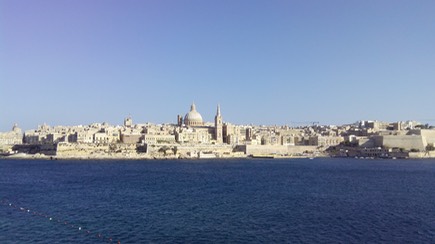 la valletta Malta da Tigne point