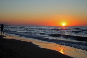 tramonto sulle spiagge di Rodi.jpg