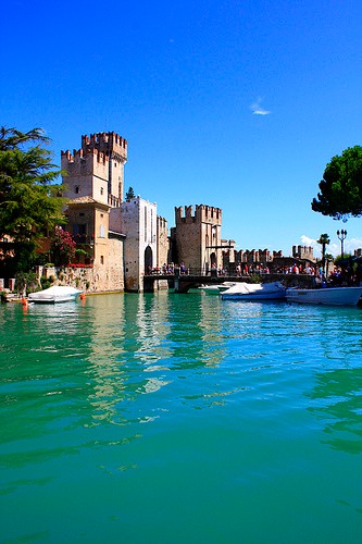 il castello sul lago di Garda