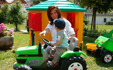 parco giochi in albergo in trentino