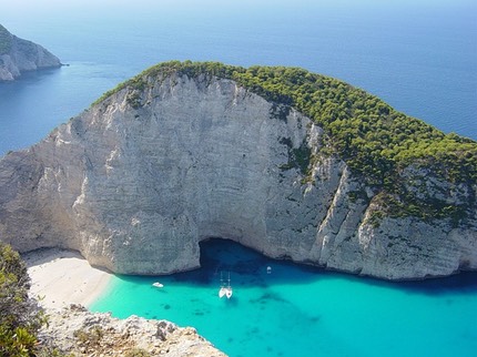 spiaggia relitto zante